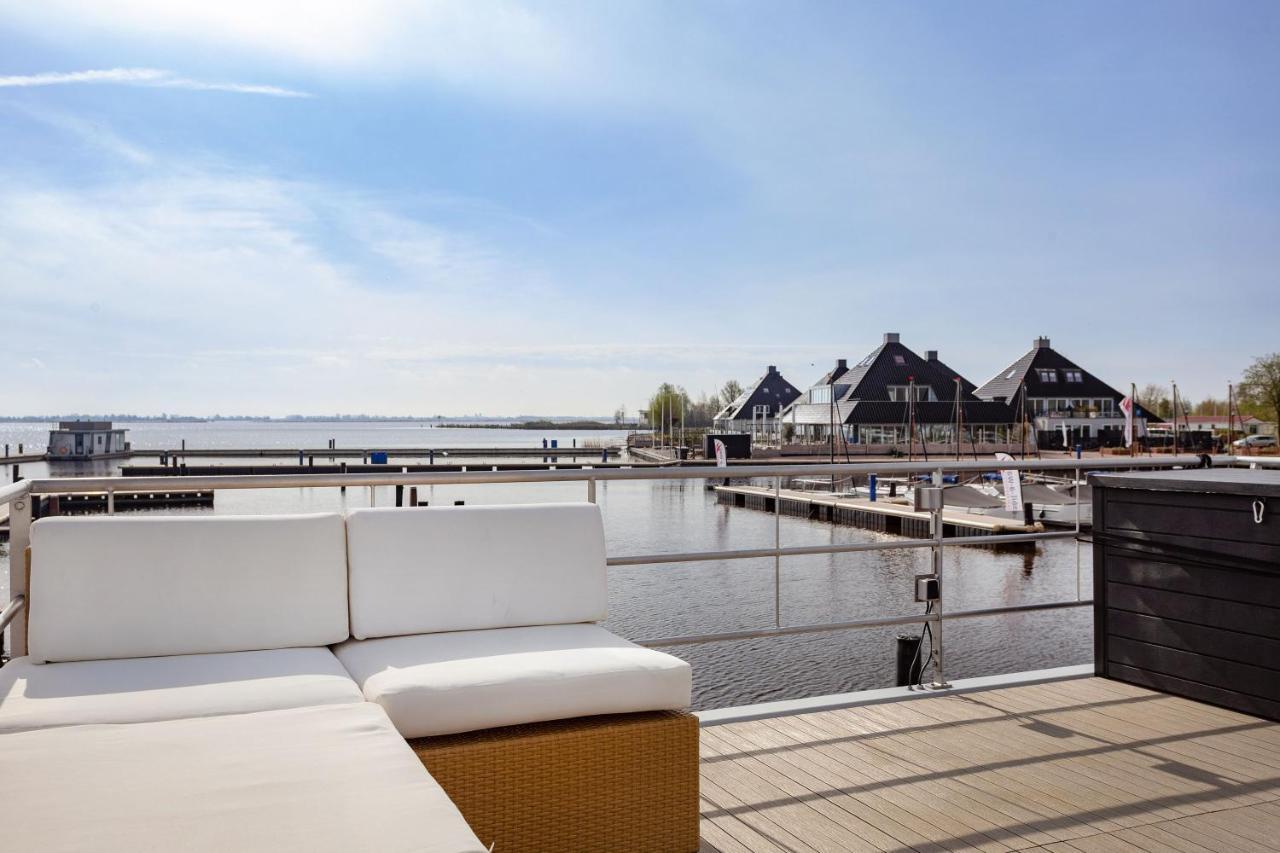 Welcome In - Houseboat Agua Dolce Met Tuin, Paviljoenwei 4, Sneek - Offingawier Eksteriør billede
